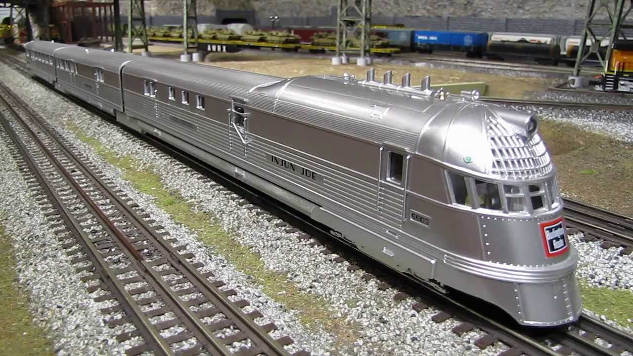 Lionel Burlington Mark Twain Zephyr - YouTube