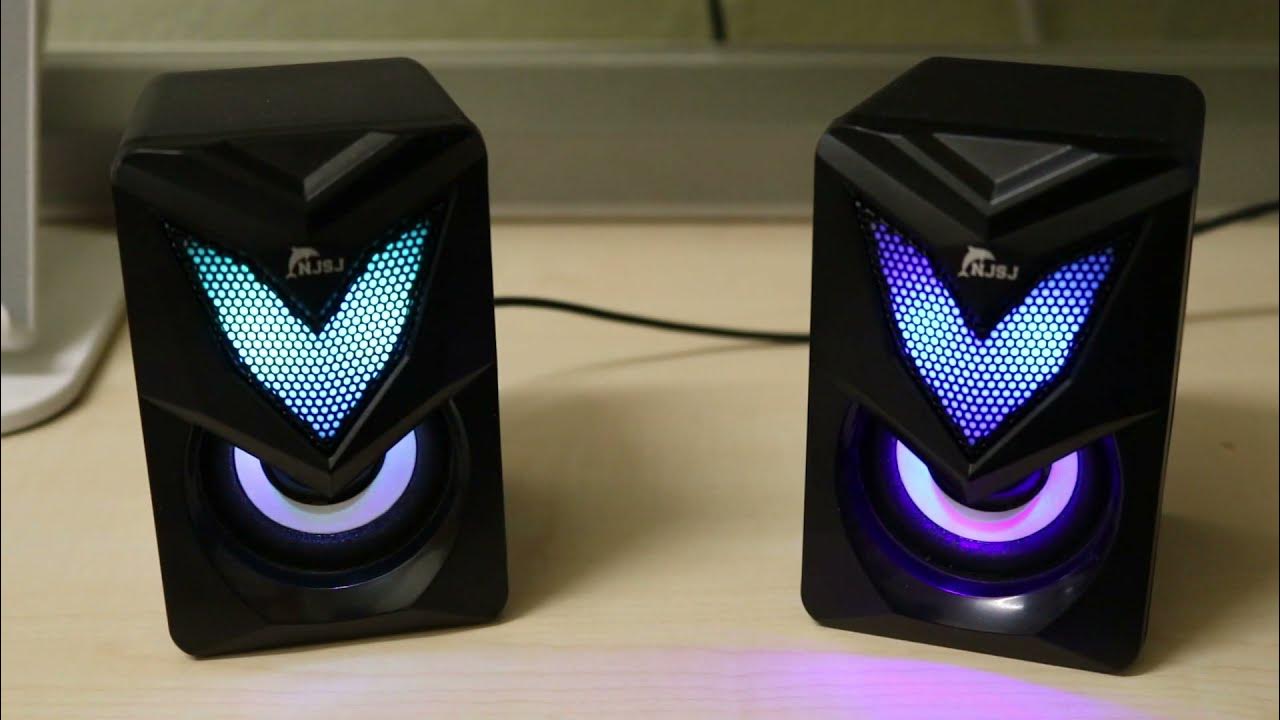 NJSJ Computer Speakers,2 0 USB Powered Speakers for PC Desktop Review