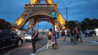 Эйфелева башня, Париж, Франция в 4К.