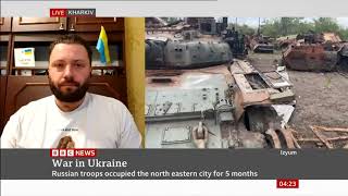 Alexey Vinogradov speaks to Kasia Madera about delivering aid to the Ukrainian city of Izyum