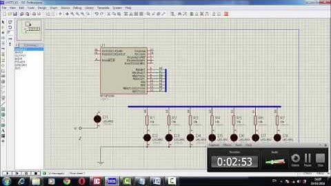 Tutorial3 9 mikroc and isis led on off loop while