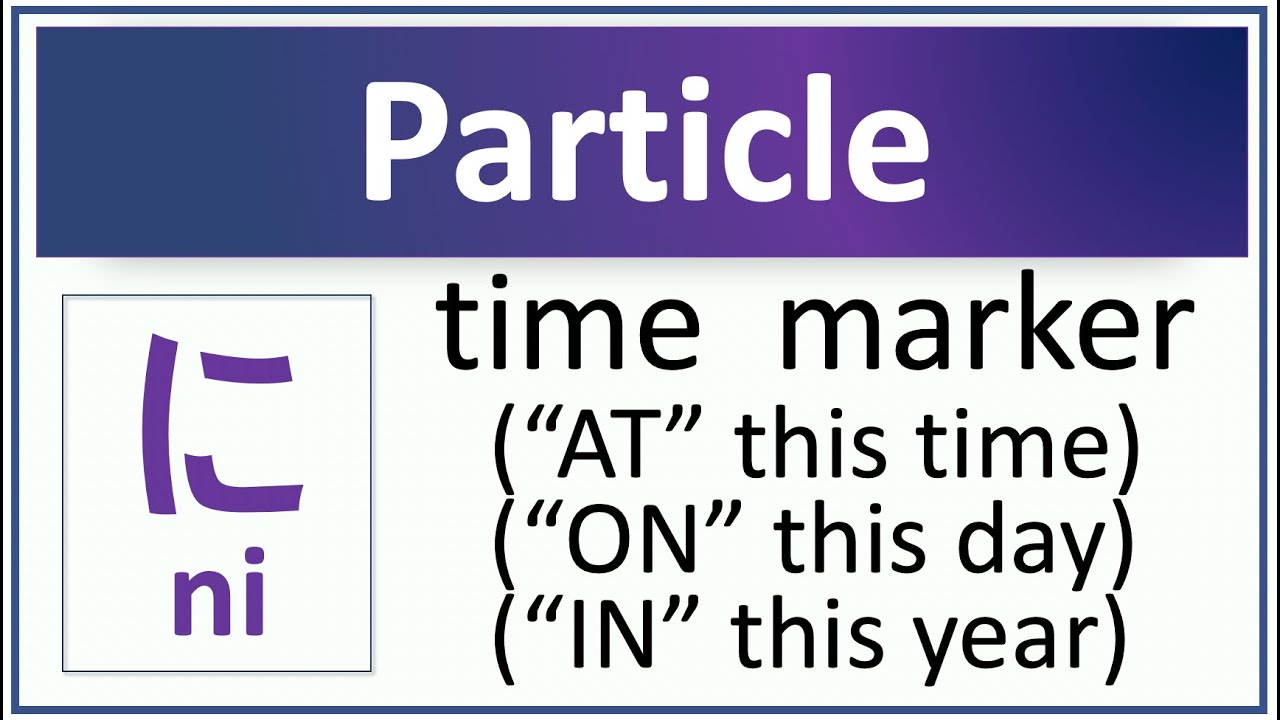 Genki L3 #3 particle に as time marker and how to ask question なんじに 何時に nanji ni (JLPT N5)