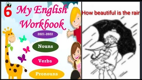 English workbook class 6th pseb#worksheet 5#How beautiful is the rain!