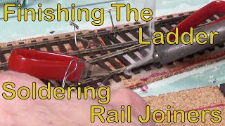 Finishing The Ladder, Soldering Rail Joiners (146)