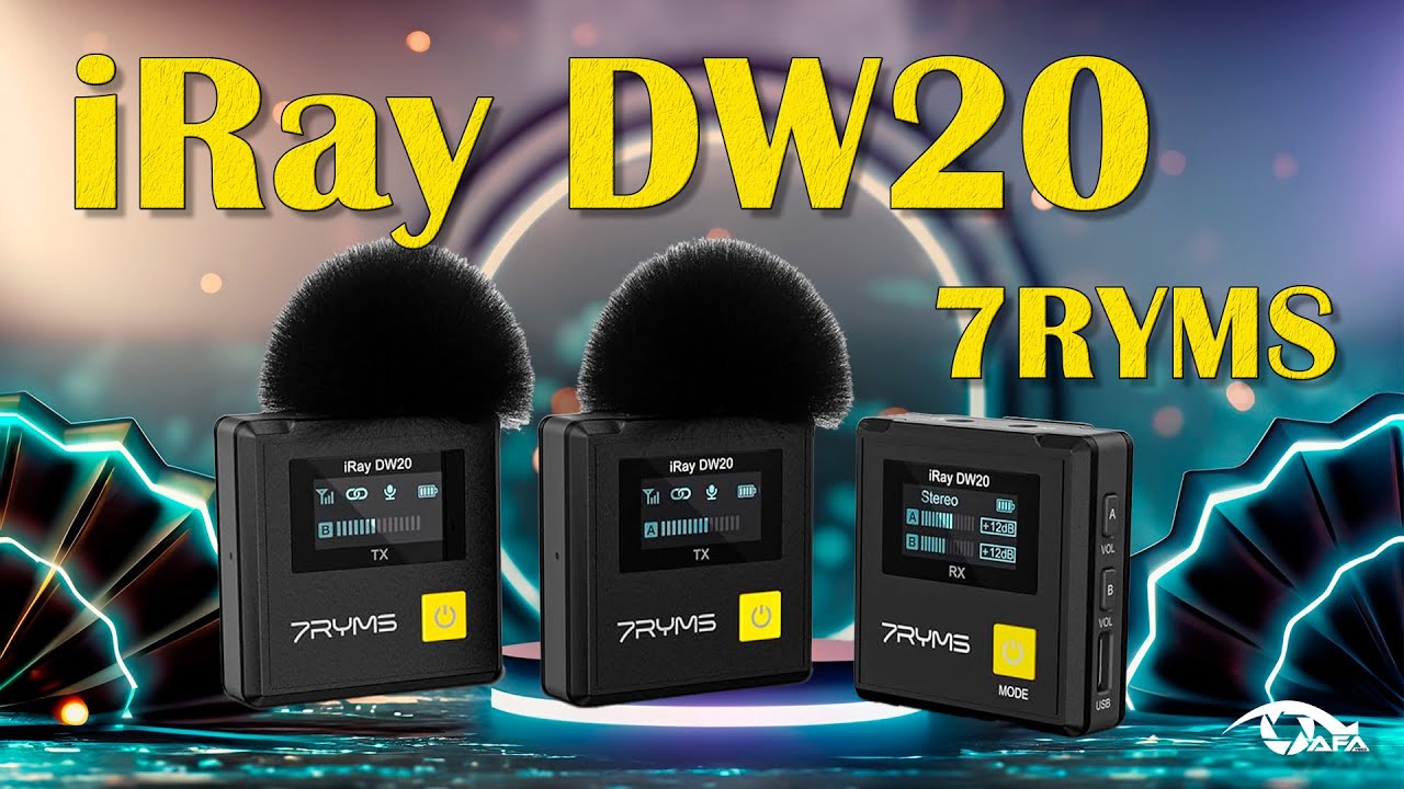 Microfone duplo sem fio iRay Dw20 - 7RYMS - Review - YouTube