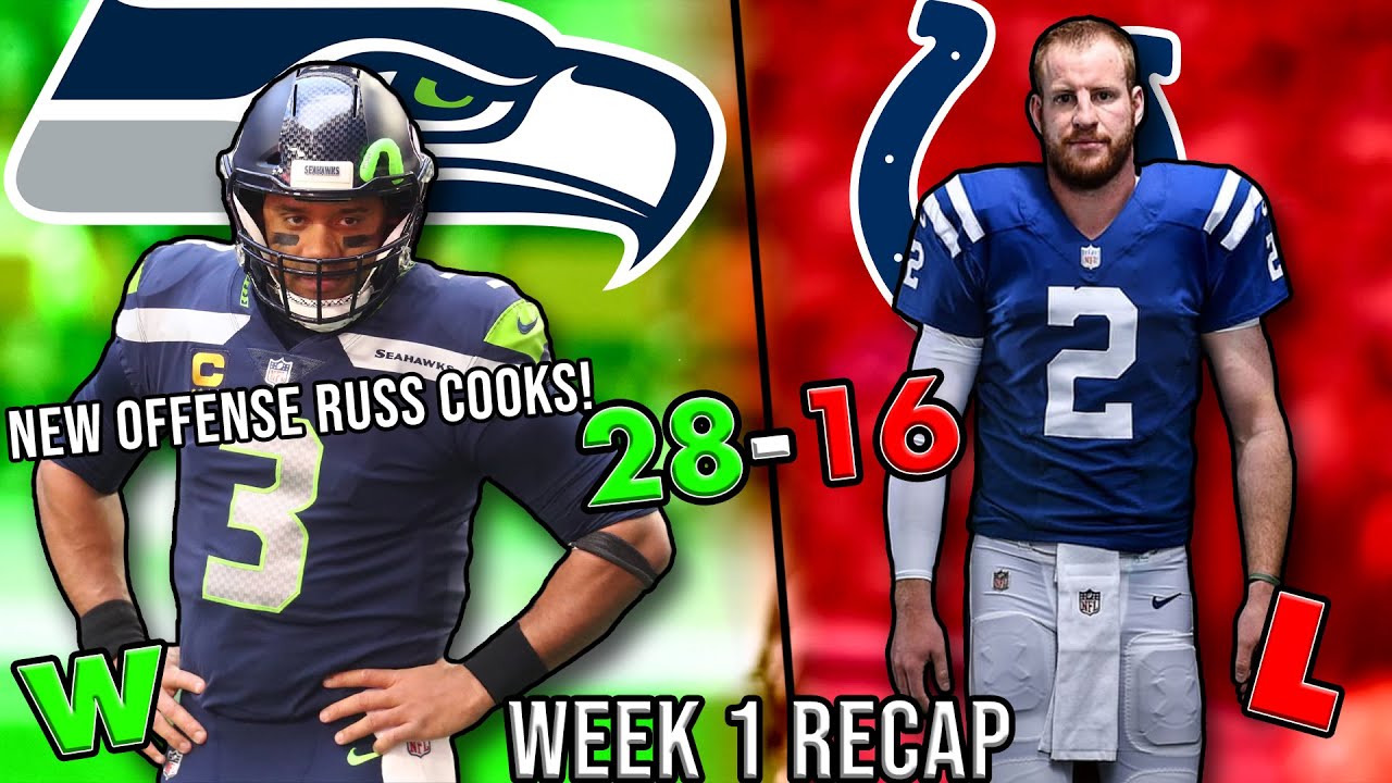 First Win Of The Season Seahawks Vs Colts Week 1 Recap And Highlights 2021 Nfl Season
