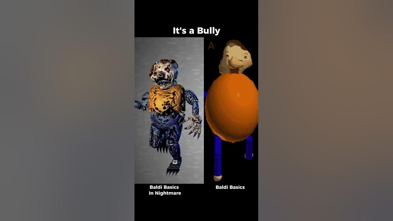 Baldi Basics In Nightmare Vs Baldi Basics | Comparison Baldi Basics In Nightmare Vs Baldi Basics | Comparison