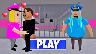 SECRET UPDATE | POLICE GIRL FALL IN LOVE WITH MR FUNNY OBBY ROBLOX roblox obby