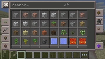 Minecraft pe 13.1 too many item mod ( Toolbox for MCPE )