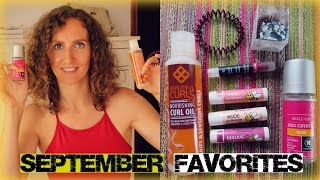 September Favorites - Hair Accessory, Natural Lip and Hair Products, Music for Cleaning and Focusing