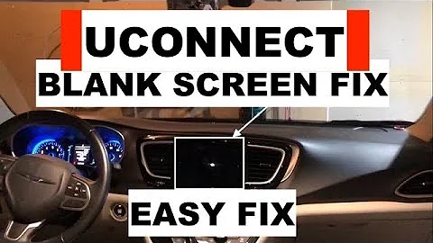 Chrysler Infotainment Black Screen Fix