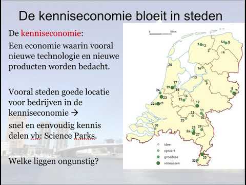 AK 4 Havo LEEFOMGEVING Stadsontwikkeling 1860   heden 3.1 De economie van de stad