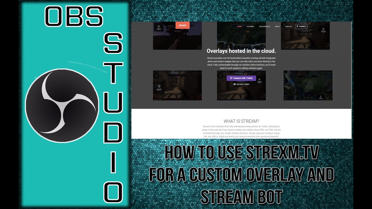 how to add strexm overlay to obs how to add strexm overlay to obs