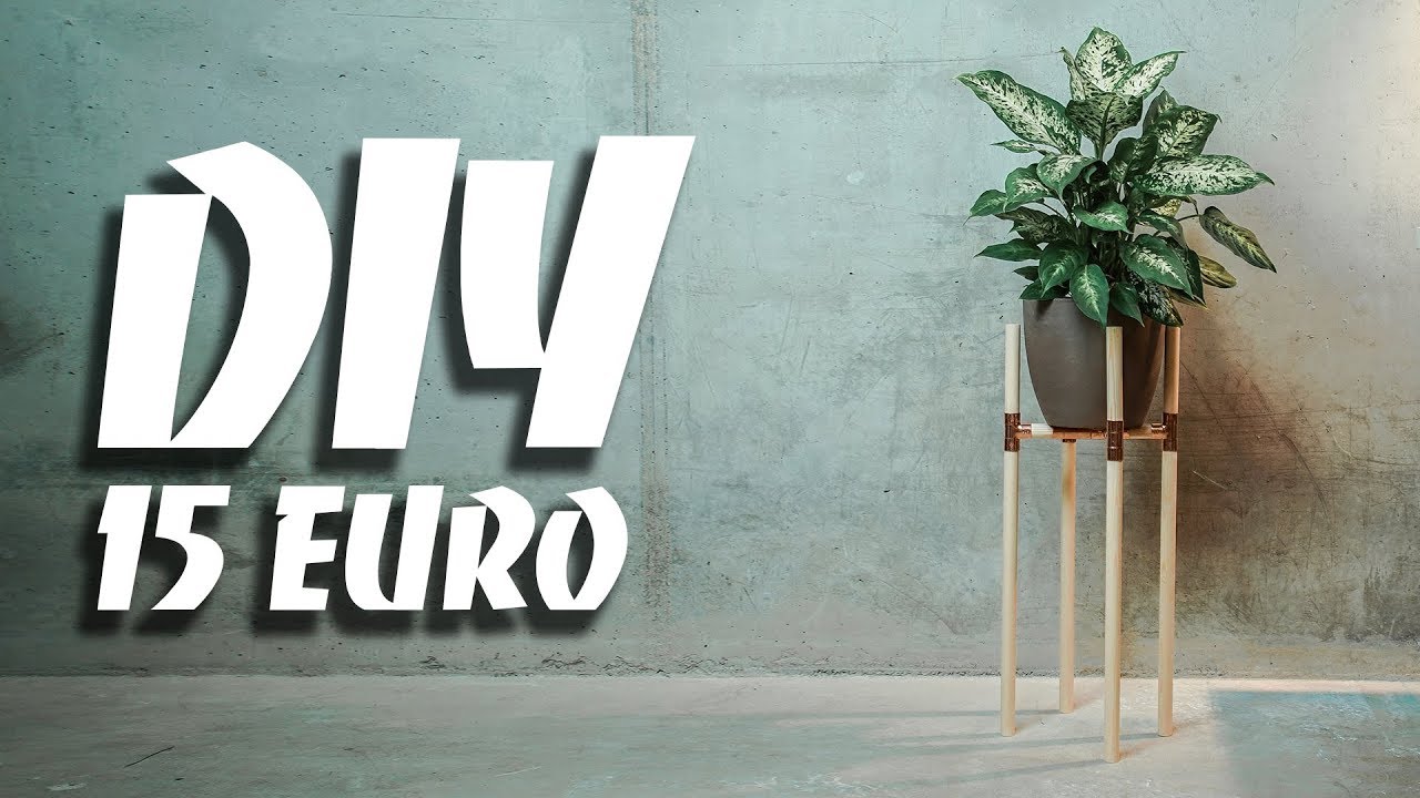 DIY PFLANZENGESTELL - minimalistisch und einfach