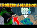 I ROBBED a MANSION in Roblox BedWars...