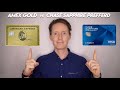 Amex Gold vs Chase Sapphire Preferred (Which is better?)