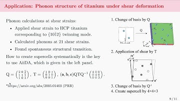 Harmonic phonon calculation using AiiDA, AiiDA-VASP, AiiDA-phonopy - Atsushi Togo