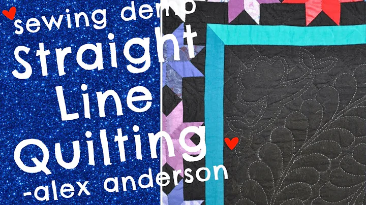 Alex Anderson LIVE: Straight Line Quilting Demo
