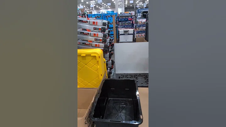 27 Gallon storage bin for $7.99 at Costco #storage #costco