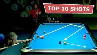 TOP 10 BEST SHOTS | World 9 Ball Pool Championship 2018 screenshot 4