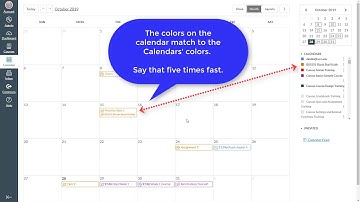 The Canvas Calendar Features