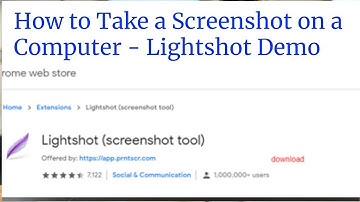 How to Take a Screenshot on a Computer - Lightshot Demo - Best Extension
