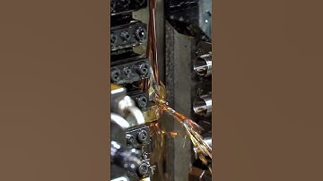 CNC Swiss-Type Lathe for machining small threaded parts