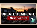 Create  save custom template  filmora 13 tutorial