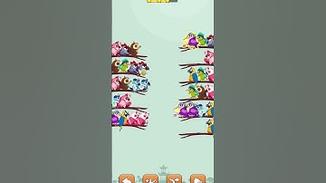 Bird Sort2 color puzzle #Bird sort level 64#level64#Birds Sort2level64#trending game#game