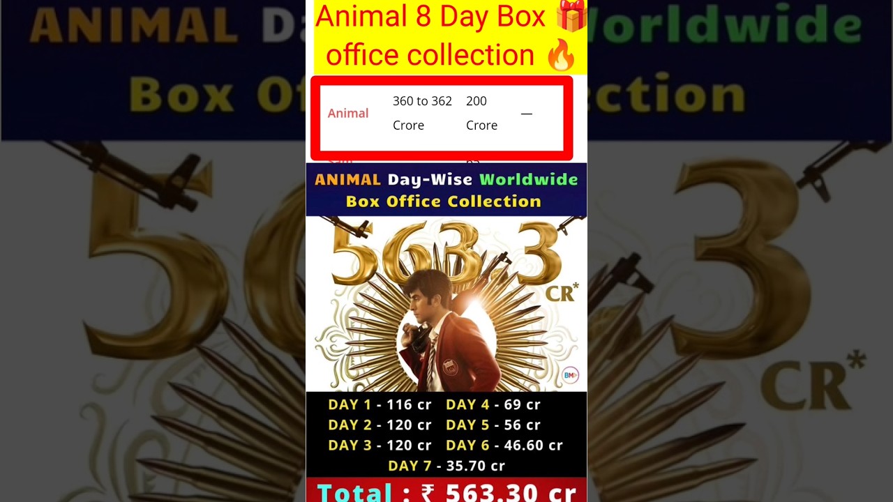 Animal 8 day's Box 🎁 collection 🔥 record 😳/