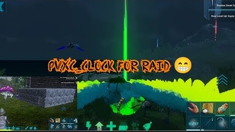 #arkmobile  Pvxc_clock is  crow bar for raid😁😁❤️❤️