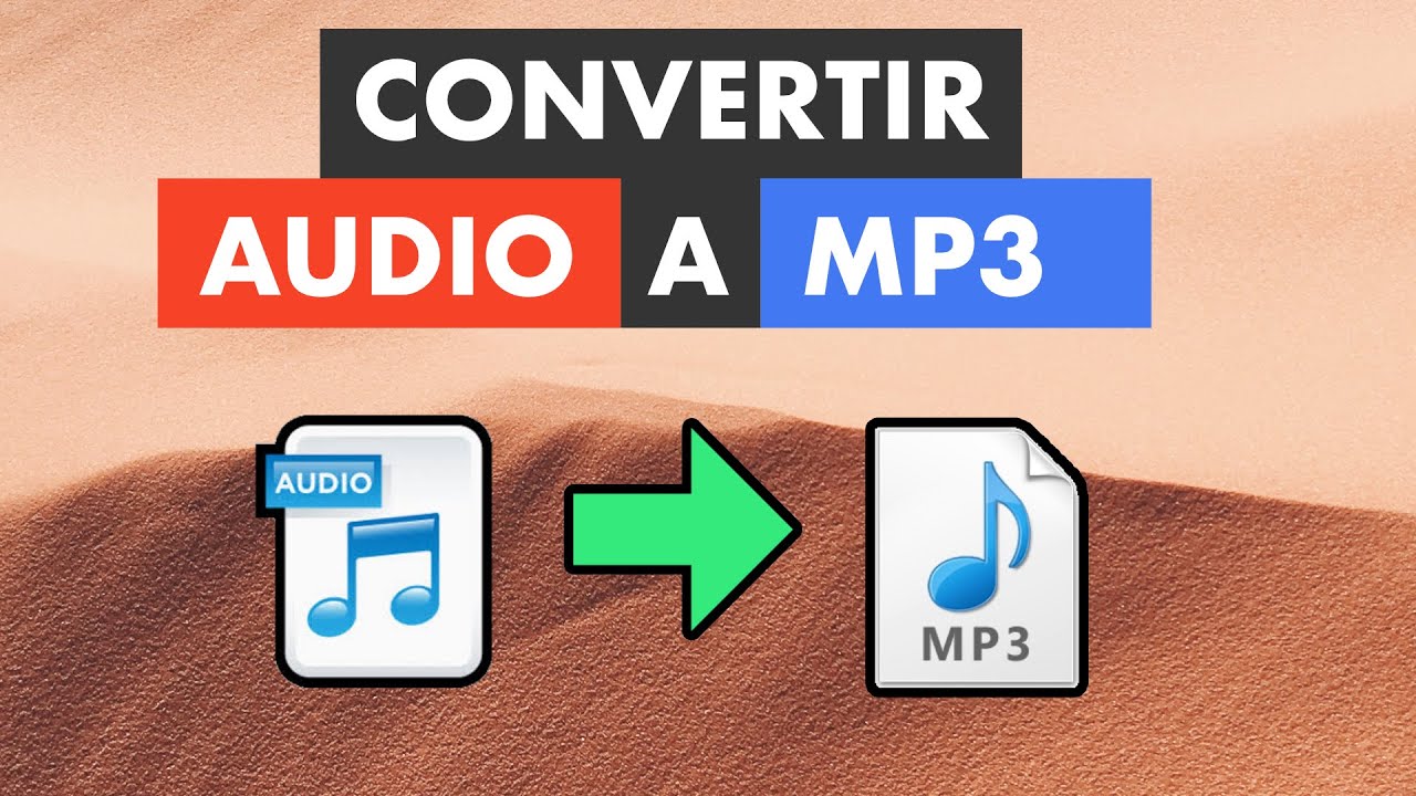 CÓMO CONVERTIR CUALQUIER AUDIO A MP3 SIN PROGRAMAS EN PC, ANDROID Y IPHONE  - YouTube