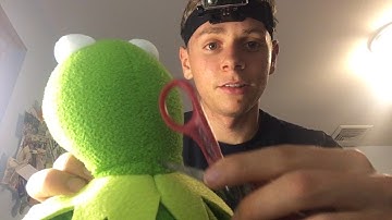 Turning my Kermit plush into a puppet
