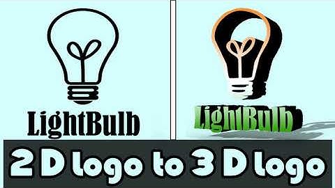 Convert 2D logo to 3D Logo Using Photoshop (in Hindi) | Photoshop Tutorial | 2D to 3D | 2020
