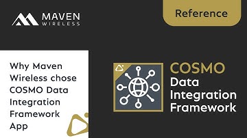 Maven Wireless is sharing data with various systems with help of COSMO Data Integration Framework