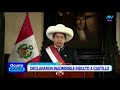 Ministerio de Justicia rechazó supuesto indulto a Pedro Castillo: "Fue declarado inadmisible"