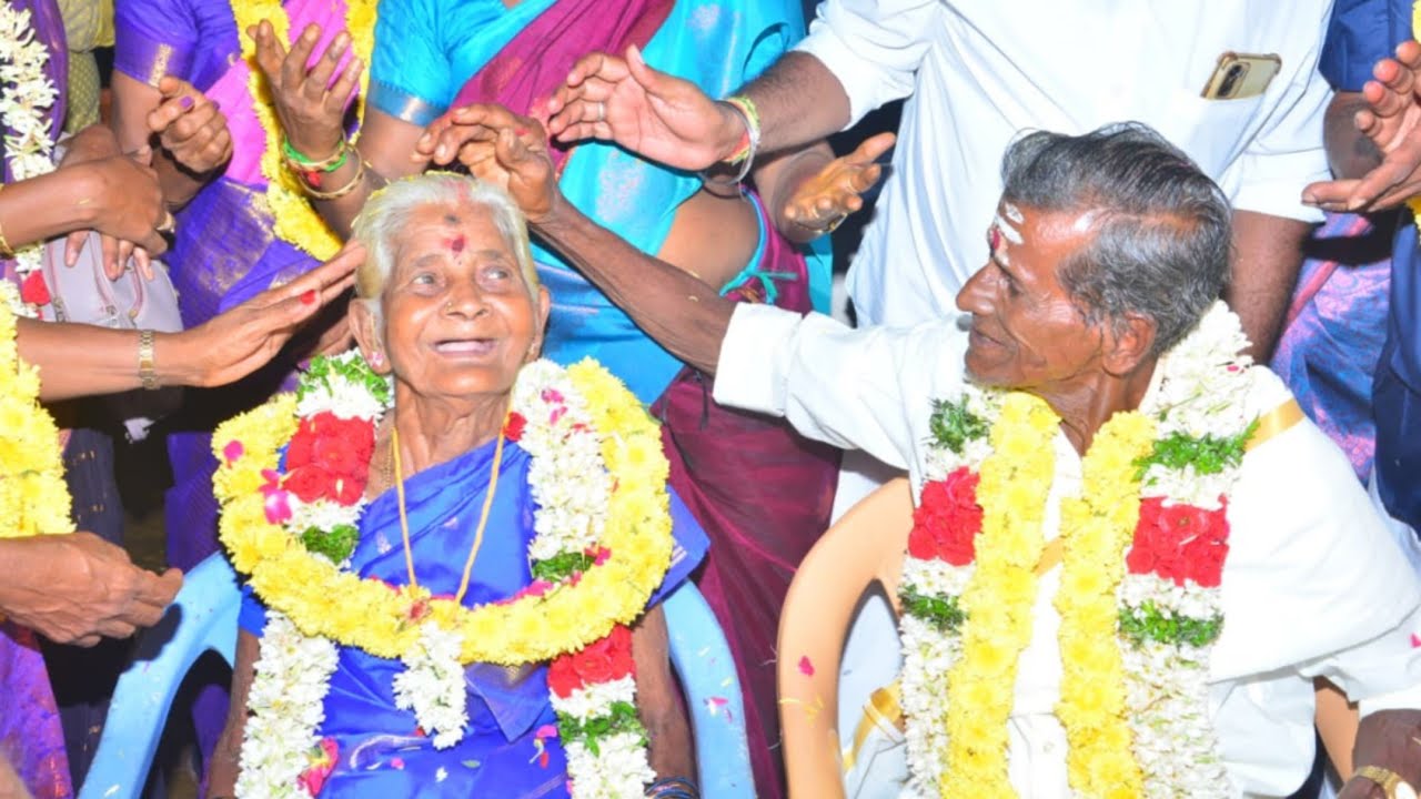 அம்மா அப்பாவுக்கு சதாபிஷேகம் நல்லபடியா செஞ்சு முடிச்சிட்டோம்...