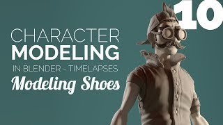 Character Modeling in Blender - 10 Modeling Shoes