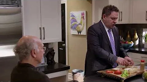 Curb your enthusiasm  Larry in the kitchen