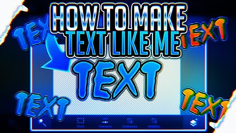 Ps Touch How To Make My Text | Make Godly Thumbnails