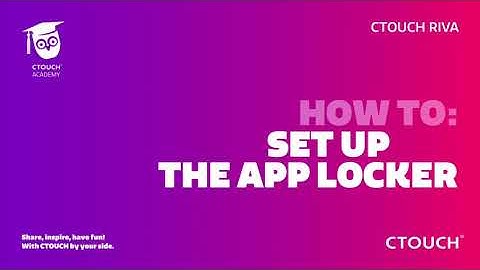 How to setup the Applocker?