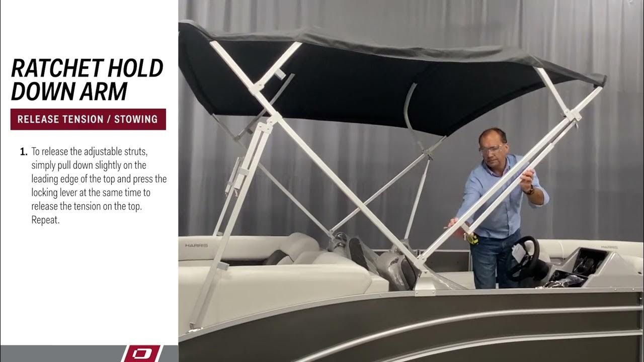 Dowco Marine Ratchet Hold Down Arm YouTube