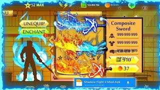 Shadow fight 2 mod apkV 2.35.0 max lev 52 all weapon unlocked