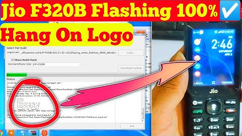 jio f320b flashing error solution|jio f320b flashing 100% tested|jio f320b hang on logo solution