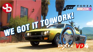 HOW TO GET the PXN VD4 Direct Drive Wheel TO WORK on Forza Horizon 5 @PXN_official