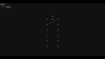 Advent of Code 2024 day 1 part 2 animation