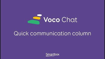 Voco Chat - quick communication column