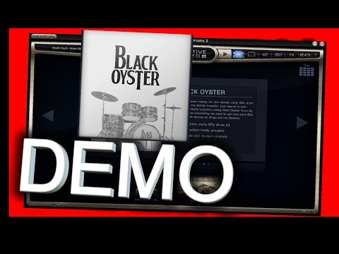 BLACK OYSTER Adpak DEMO - Addictive Drums 2 - XLN Audio