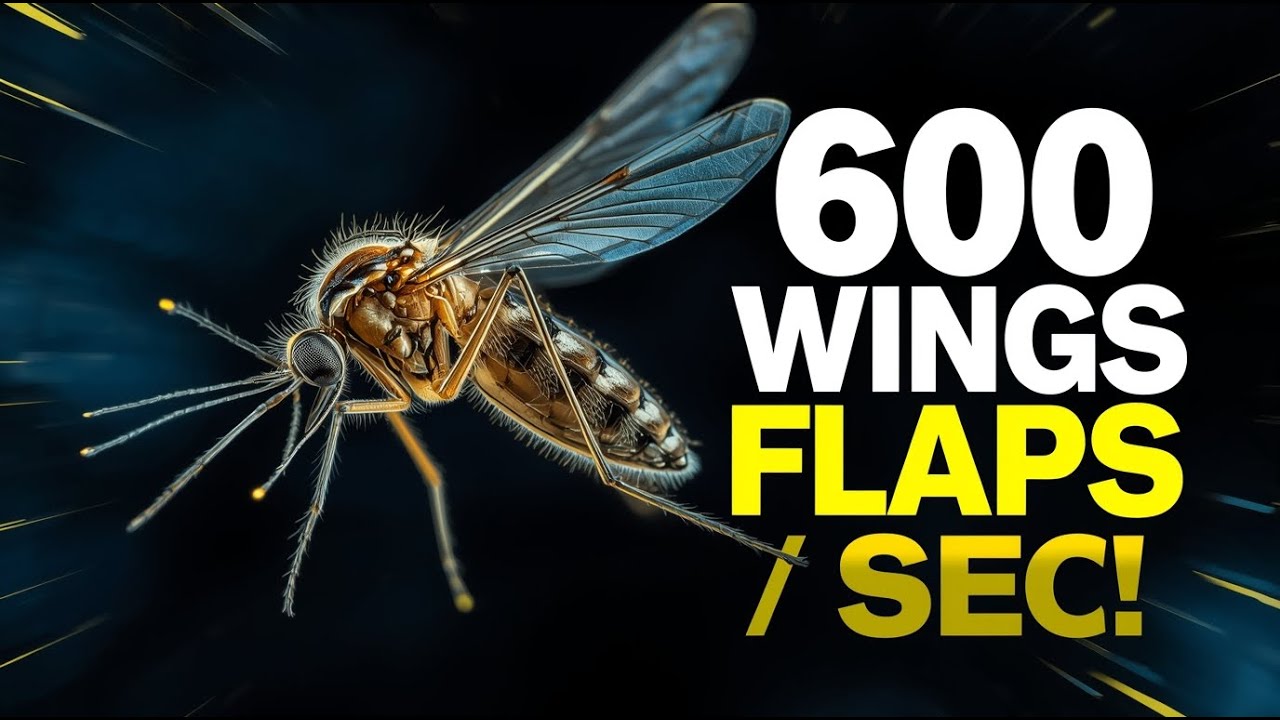 Mosquitoes Can Flap Their Wings 600 Times per Second | Amazing Insect Facts