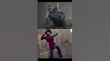 Leon S Kennedy Vs Ada Wong - Spin Melee kick Resident Evil 4 remake separate ways